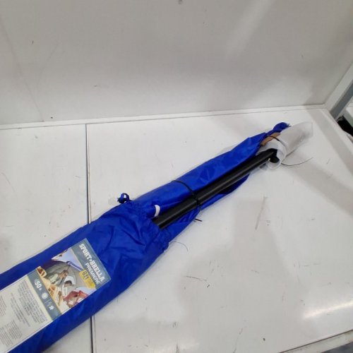 SPORT-BRELLA PORTABLE ADJUSTABLE LEANING AND VERTICAL UMBRELLA WITH CARRYING BAG - 8FT - BLUE (MODEL: 250106) image 4
