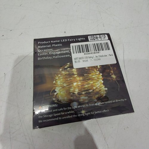 LED BATTERY OPERATED FAIRY STRING LIGHTS - 16FT - 50 LEDS - MULTICOLOR image 2