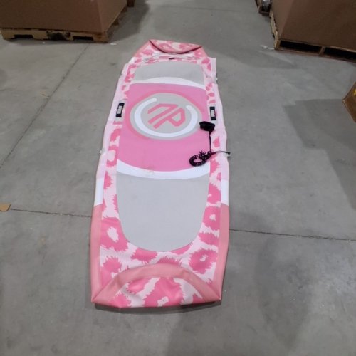 NIPHEAN INFLATABLE STAND-UP PADDLE BOARD - 10FT 6" - PINK/WHITE image 2