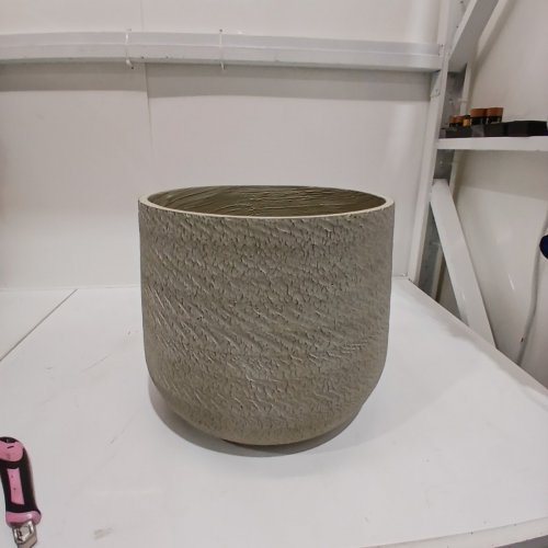 ABBOTT ROUGH TEXTURE PLANTER - EXTRA LARGE, 13" - TAUPE (MODEL:27-TERRAIN-494-SET) image 3