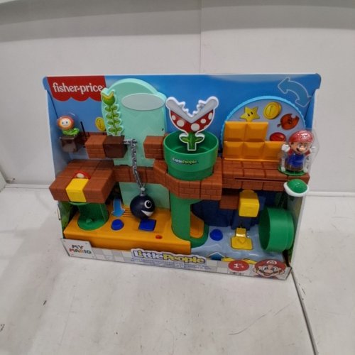 FISHER-PRICE LITTLE PEOPLE MY MARIO ADVENTURE PLAYSET WITH SOUNDS/MUSIC - FOR KIDS 18 MONTHS AND UP - (MODEL: JNP54-9633) image 2