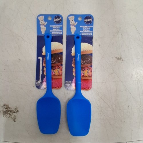 2 PILLSBURY SILICONE SCOOP SPATULA - BLUE image 2