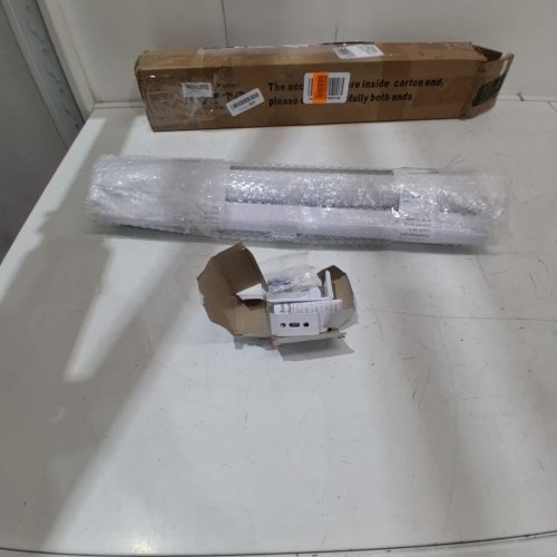 LUCKUP CORDLESS ZEBRA ROLLER BLIND SHADES - 20" X 72" - WHITE image 2