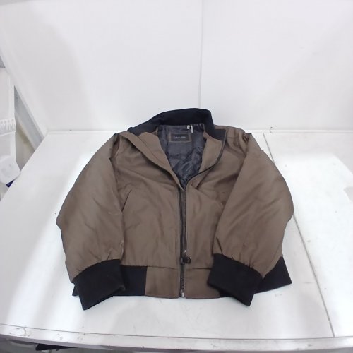 CALVIN KLEIN ZIP-UP WIND-PROOF BOMBER JACKET - MEDIUM - BROWN & BLACK (STYLE:CM802918) image 2