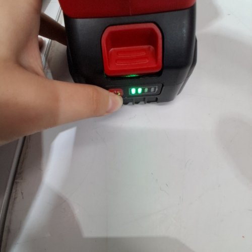 BULLSEYE RECHARGEABLE CORDLESS BLOWER - 20 V, 24,000 RPM - RED / BLACK image 2