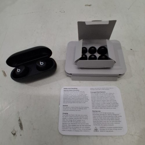 BEATS SOLO BUDS BLUETOOTH EARBUDS WITH 18 HOUR BATTERY LIFE AND BUILT IN MICROPHONE - COMPATIBLE WITH APPLE AND ANDROID - BLACK (MODEL: A3150, A3151, A3152) image 3