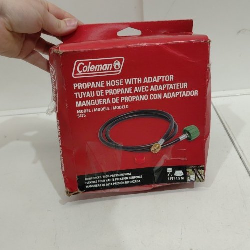 COLEMAN PROPANE HOSE WITH ADAPTOR - 5FT - BLACK (MODEL: 5475) image 4