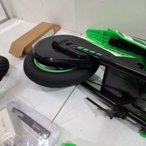 HYPER BICYCLES ELECTRIC YOUTH DIRTKBIKE - 12.8 KM/H MAX SPEED - 12 V - GREEN (MODEL: WMC-GRN-1250) image 2