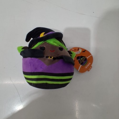 SQUISHMALLOWS ARIANA WITCH PLUSH TOY - 7" - PURPLE/ GREEN/ BLACK image 3