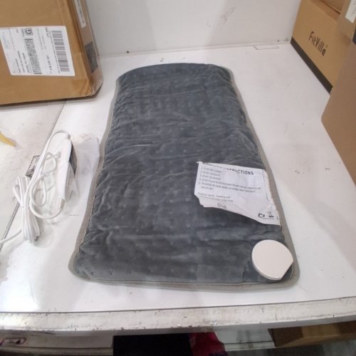 ELECTRIC HEATING PAD WITH 6 HEAT SETTINGS AND TIMER - 12" X 24" - GREY image 3