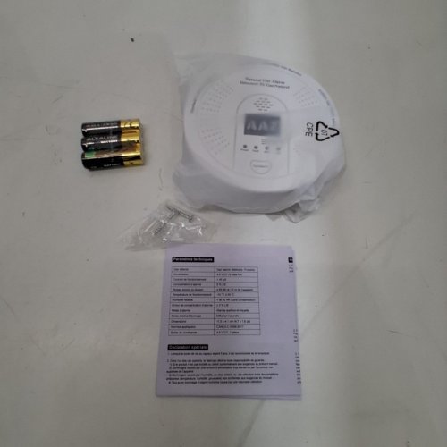 AAZ NATURAL GAS DETECTOR ALARM - WHITE (MODEL: 730) image 2