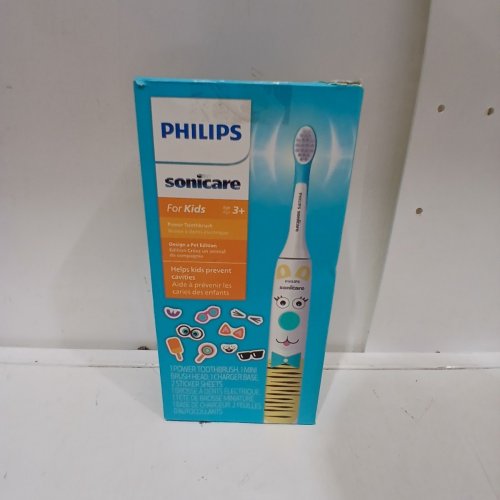 KID'S SONICARE DESIGN A PET POWER TOOTH BRUSH - WHITE / BLUE image 5