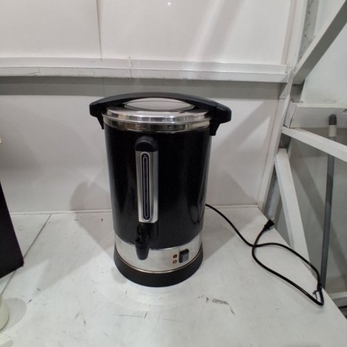 ZULAY KITCHEN STAINLESS STEEL ELECTRIC COFFEE URN - 1500W, 110 V-120 V / 100CUP - BLACK (MODEL: 1002395) image 4