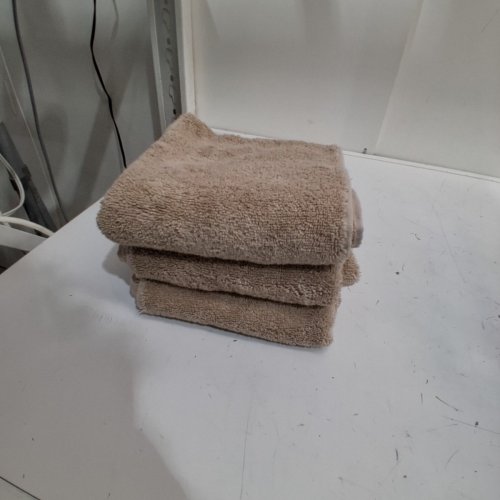 3PK SERENE HOME COLLECTION 100% COTTON HAND TOWELS - 16" X 30" - TAUPE BROWN (MODEL:3414444) image 2