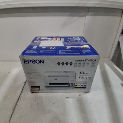 EPSON ECOTANK ALL-IN-ONE WIRELESS COLOUR CARTRIDGE-FREE SUPERTANK SCANNER/PRINTER/COPIER - WHITE (MODEL: ET-4903) image 5