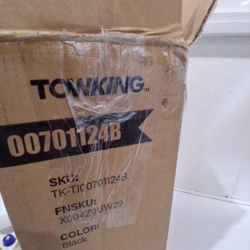 TOWKING SIDE WIND SQUARE BASE TRAILER JACK - 5,000 LBS; 10" TRAVEL; 11.3" - 21.3" RANGE - BLACK (ITEM: 00701124B) image 2