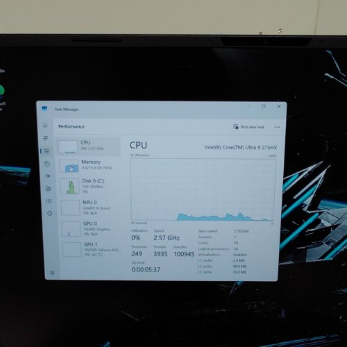 ACER PREDATOR HELIOS NEO 16 AI HIGH-PERFORMANCE GAMING LAPTOP - 16" - INTEL CORE ULTRA 9 275HX, NVIDIA GEFORCE RTX 5060 8GB, 16GB DDR5 RAM, 1TB SSD - ABYSSAL BLACK (MODEL: PHN16-73-92EL) image 4