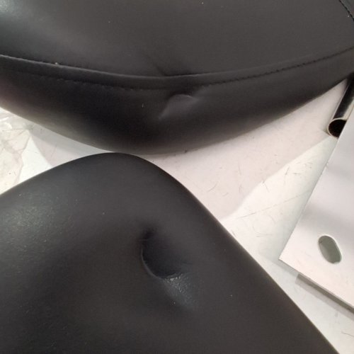 ADJUSTABLE HEIGHT SADDLE CHAIR WITH BACKREST - 32.7"-37.4" - BLACK (MODEL: MA3727) image 5