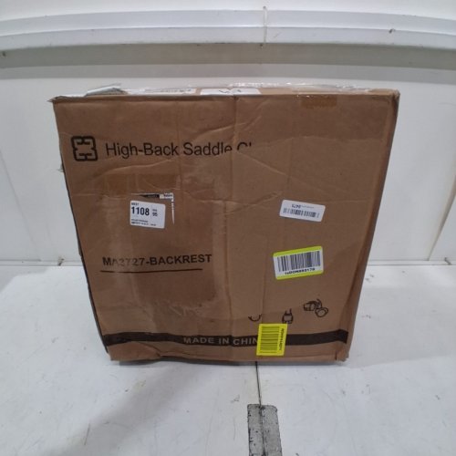 ADJUSTABLE HEIGHT SADDLE CHAIR WITH BACKREST - 32.7"-37.4" - BLACK (MODEL: MA3727) image 6