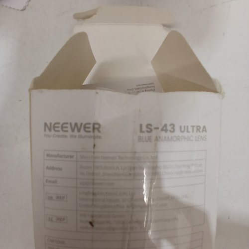 NEEWER BLUE ANAMORPHIC LENS - BLUE (MODEL: LS-43 ULTRA) image 2