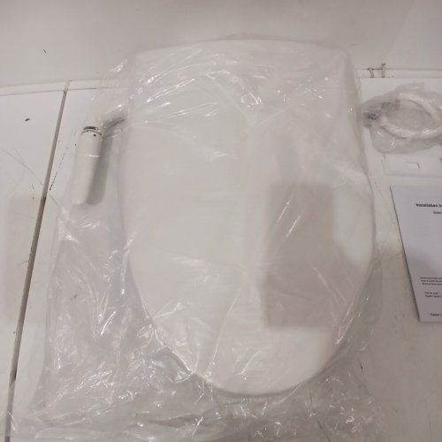 KOHLER PURETIDE ELONGATED MANUAL BIDET TOILET SEAT WITH QUIET-CLOSE LID & ADJUSTABLE SPRAY PRESSURE / POSITION - WHITE (MODEL: K-76923-0) image 3