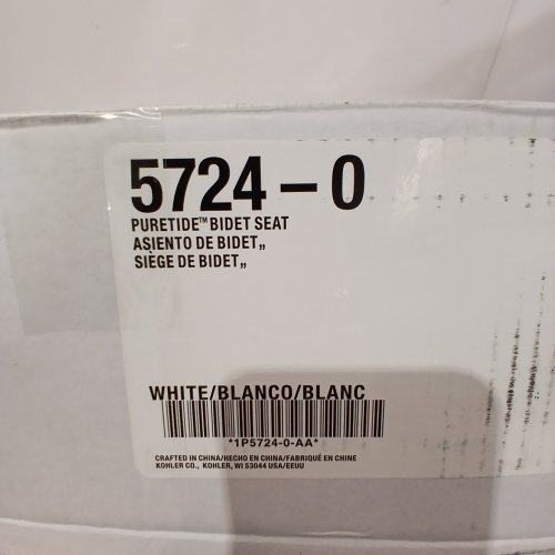 KOHLER PURETIDE ELONGATED MANUAL BIDET TOILET SEAT WITH QUIET-CLOSE LID & ADJUSTABLE SPRAY PRESSURE / POSITION - WHITE (MODEL: K-76923-0) image 7
