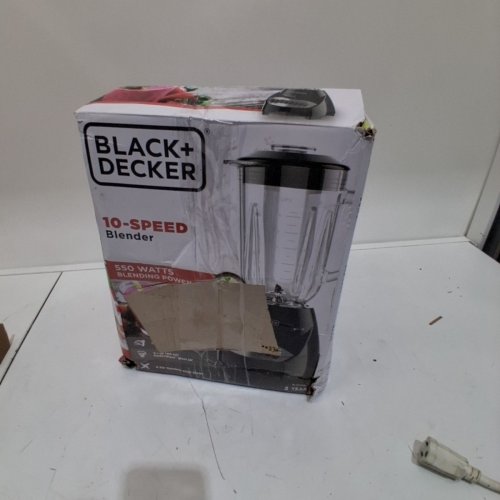 BLACK + DECKER 5-CUP 10-SPEED BLENDER 550 WATTS - BLACK - (BL2010BG) image 4