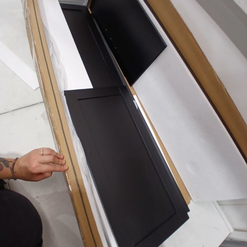 STORAGE CABINET - BLACK (MODEL: HKGQG001B) image 3
