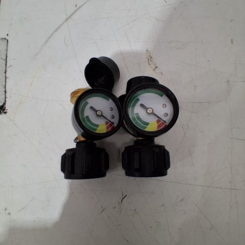 2PK SHINESTAR UPGRADED PROPANE GAUGE WITH QCC1 CONNECTION - FOR 5-20LB TANKS (MODEL: ‎ QY-02) image 2