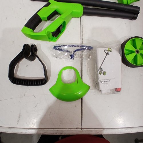 CORDLESS GRASS TRIMMER KIT WITH ACCESSORIES - 21 V - GREEN image 8