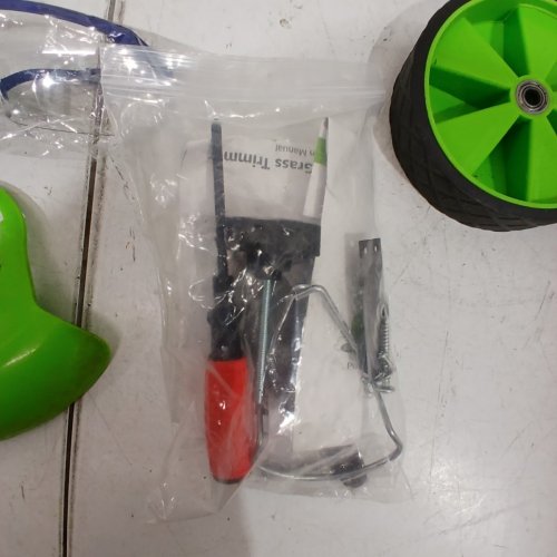 CORDLESS GRASS TRIMMER KIT WITH ACCESSORIES - 21 V - GREEN image 9