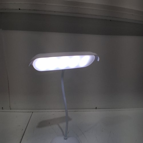 MAYTHANK LED RECHARGEABLE CORDLESS GOOSENECK DESK LAMP - 4200 MAH - WHITE (MODEL: L03) image 2