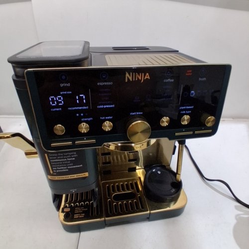 NINJA LUXE CAFÉ PRO 4-IN-1 LIMITED EDITION ESPRESSO COFFEE MAKER - EMERALD / GOLD (MODEL: ES701GNGD) image 2