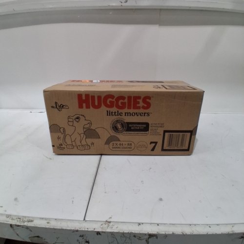 88PK HUGGIES LITTLE MOVERS DIAPERS - SIZE 7 image 2