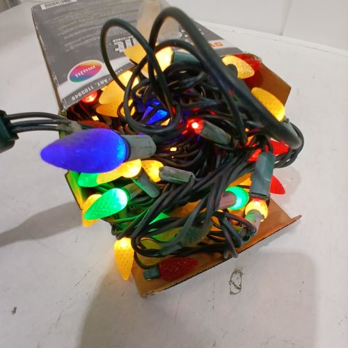 33FT SYLVANIA STAY-LIT LED C6 100 OUTDOOR/INDOOR STRING LIGHTS - MULTICOLOUR (MODEL: 1105949) image 2