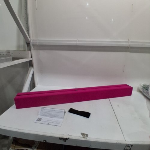 KIDS ZELUS FOLDING GYMNASTICS BALANCE BEAM - 8FT - PINK image 2