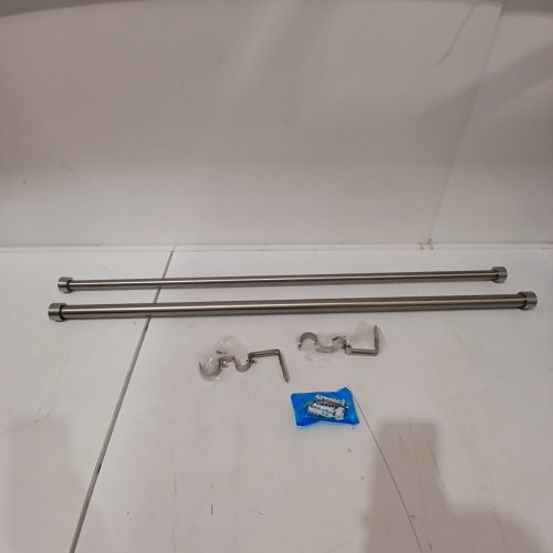UMBRA CAPPA EXTENDABLE ROD - 36"-66" - POLISHED SILVER image 2