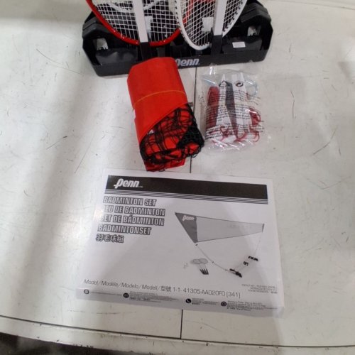 PENN PREMIUM EASY SETUP BADMINTON SET - 15FT - RED/WHITE image 3