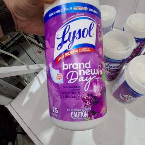 6PK (75 WIPES PER) LYSOL DISINFECTING WIPES - LAVENDER AND COTTON image 2