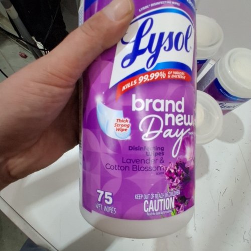 6PK (75 WIPES PER) LYSOL DISINFECTING WIPES - LAVENDER AND COTTON image 4