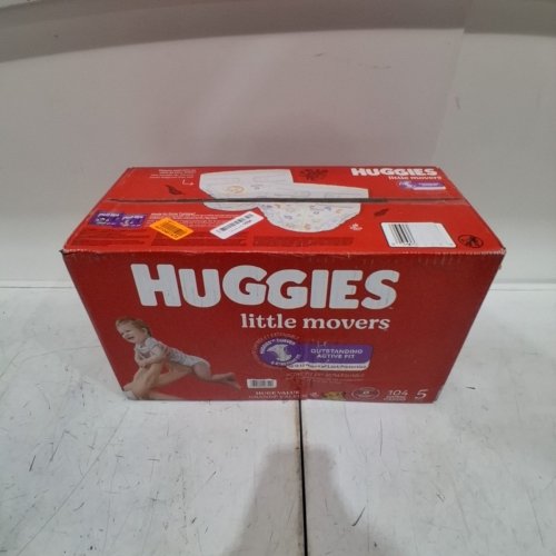 104PK HUGGIES LITTLE MOVERS DIAPERS - SIZE 5 image 4