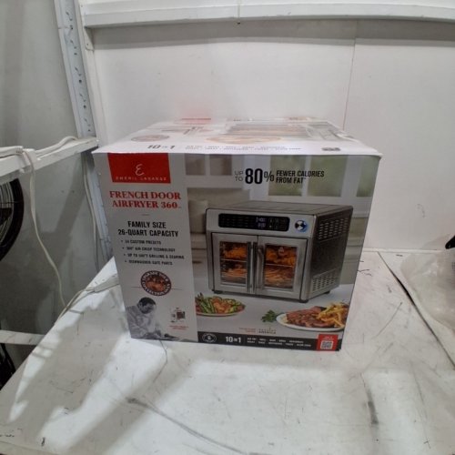 EMERIL LAGASSE MULTI-FUNCTION AIR FRYER - 26QT - STAINLESS STEEL (MODEL: FAFO-001) image 8