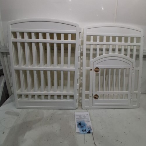 IRIS USA 8-PANEL DOG PEN WITH DOOR - WHITE (MODEL: CI-908) image 2