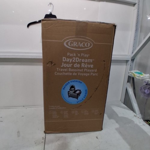GRACO PACK 'N PLAY DAY2DREAM ADJUSTABLE HEIGHT PORTABLE BASSINET PLAYARD - GREY / RAINIER (MODEL: 2148404) image 6