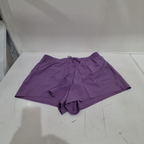 MEN'S ATHLECTIC WORKS ACTIVE WOVEN SHORTS - EXTRA LARGE - PURPLE image 2