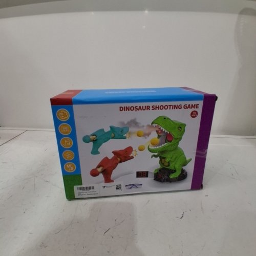 JUKUDAHU MOVEABLE DINOSAUR SHOOTING TOY - GREEN / RED / BLUE image 2