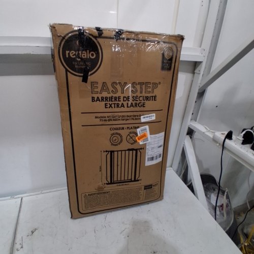 REGALO EASY STEP EXTRA WIDE BABY GATE - 29"- 49" X 30" - GREY (MODEL: 1164 EP DS) image 5