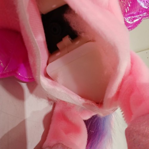 ADURELLO WALKING & SING UNICORN PLUSH TOY FOR CHILDREN - 14" - PINK image 3