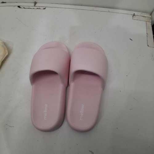 UNISEX MELLOW SOFT CLOUD SLIDES / SLIPPERS - MEN'S 10-11 / WOMEN'S 12-13 - PINK image 2