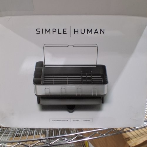SIMPLEHUMAN STEEL FRAME DISH RACK - BRUSHED (STYLE: STANDARD) image 2